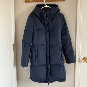 Women’s GAP Long Puffer Coat Size Medium